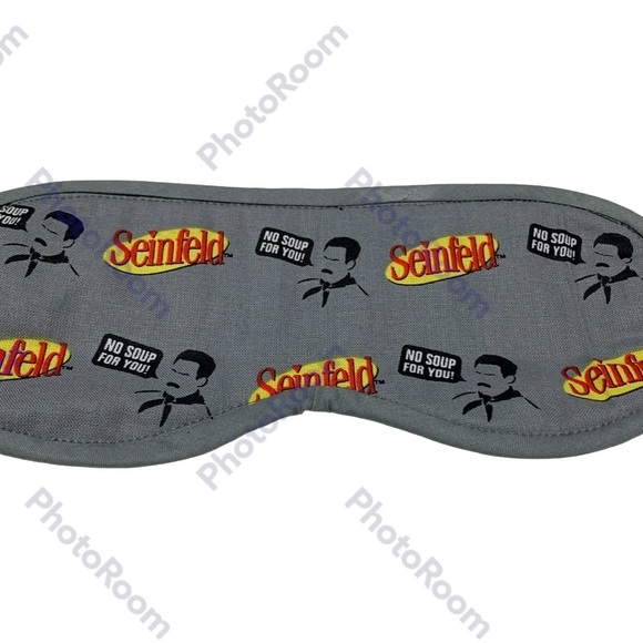 Seinfeld collage No Soup 4 You travel sleep mask cotton perfect gift summer - Picture 1 of 2